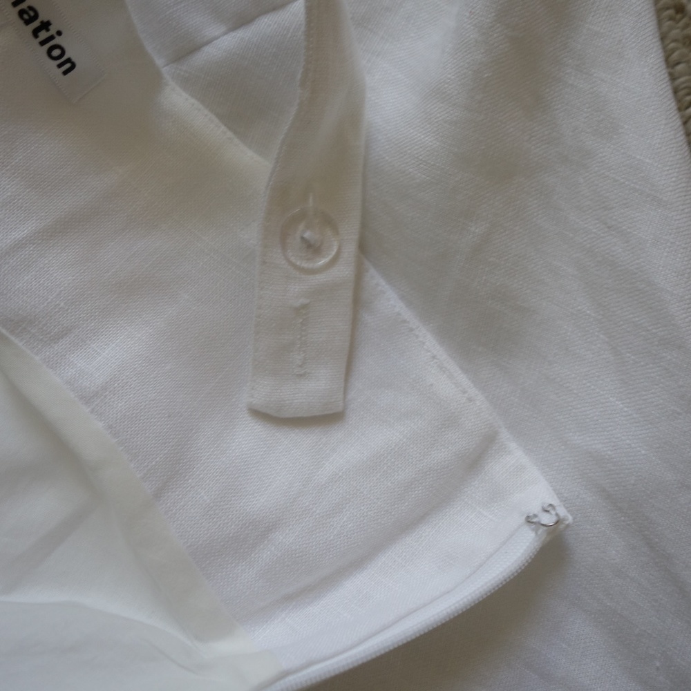 Reformation Bekki Linen Dress - White - Picture 10 of 12